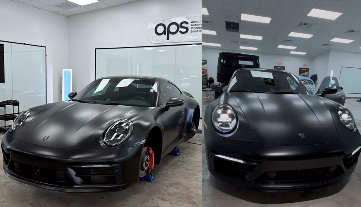 XPEL Satin Midnight Black.