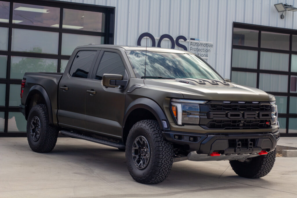 Ford Raptor R with XPEL Stealth matte PPF at APS Automotive Protection Solutions in Austin TX