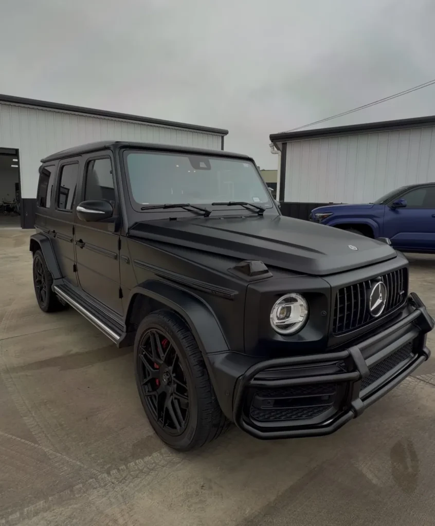 2020 AMG G63 finished in XPEL Stealth satin paint protection film
