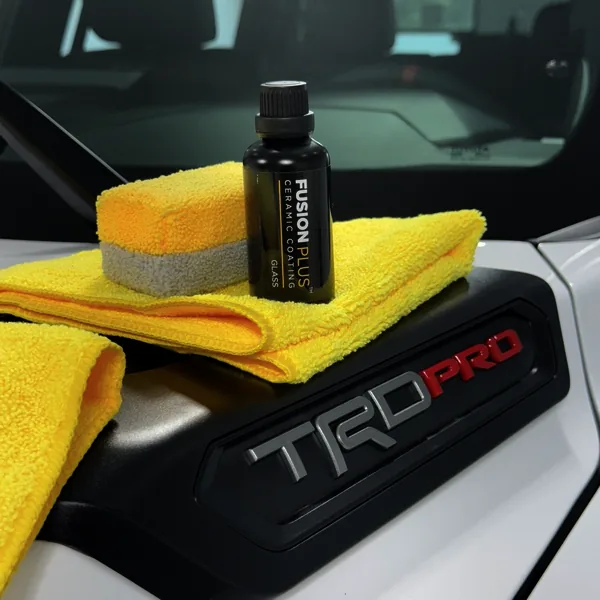 Ceramic coating application at APS in Austin, TX