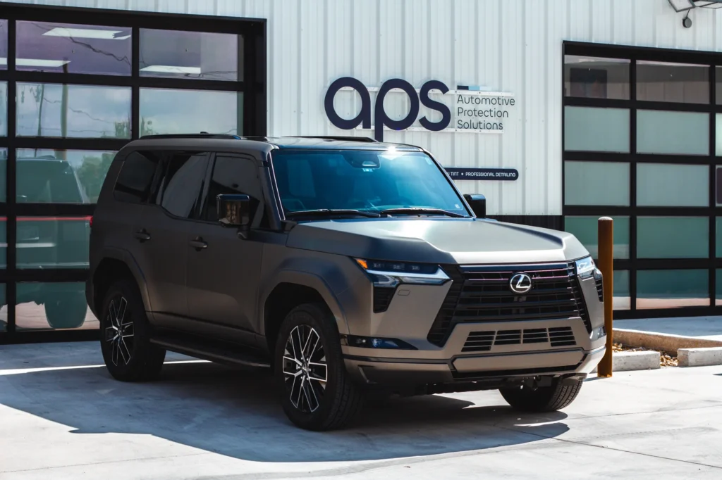 Lexus GX with satin PPF at APS in Austin, TX